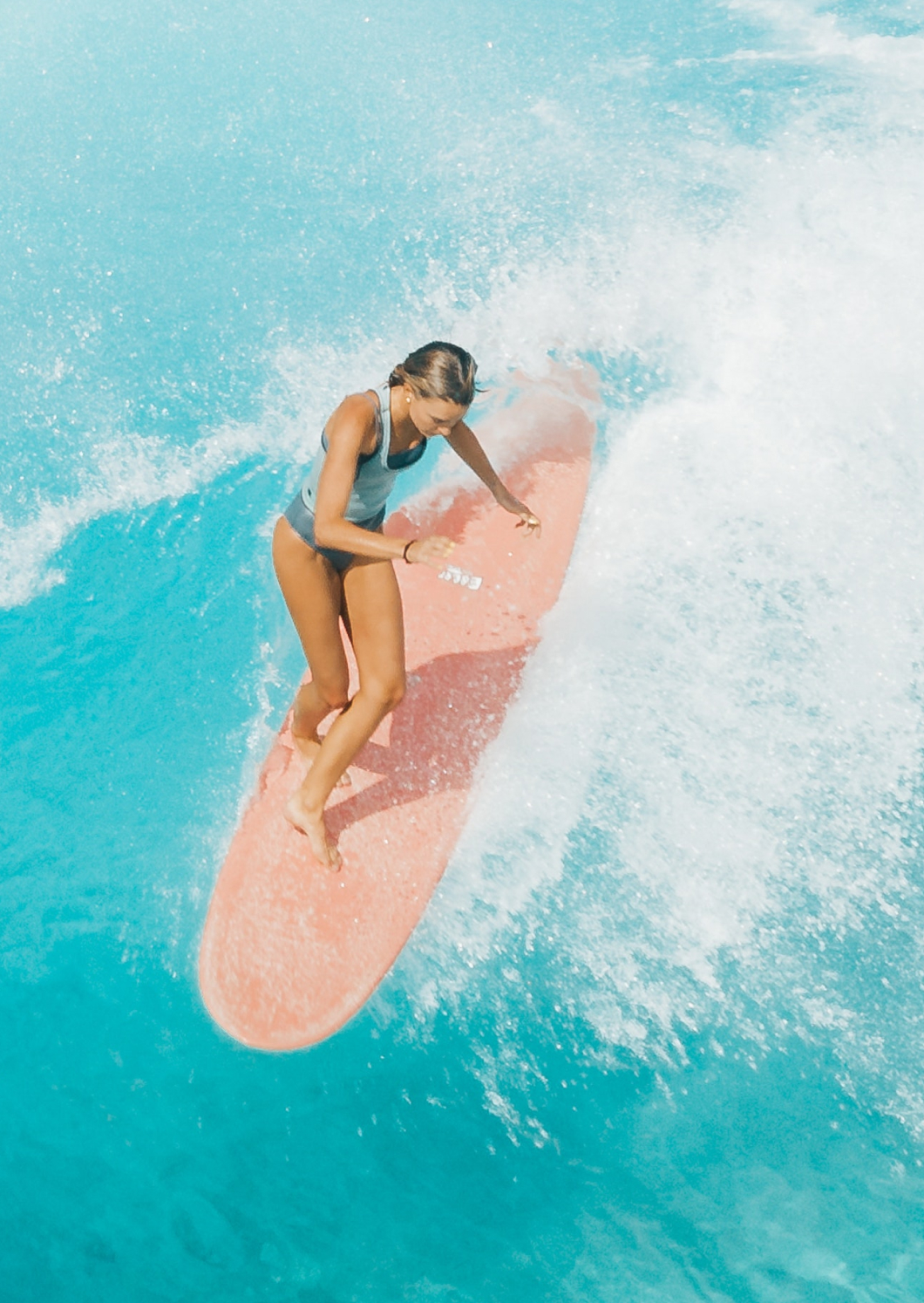 surfing girl